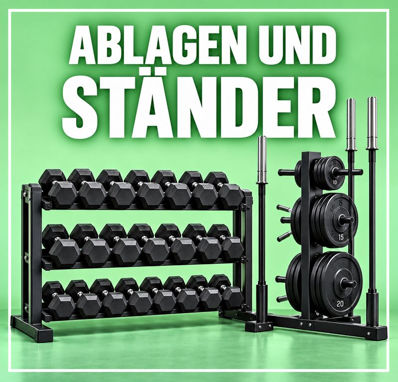 Ablagen für Hanteln / Stangen
