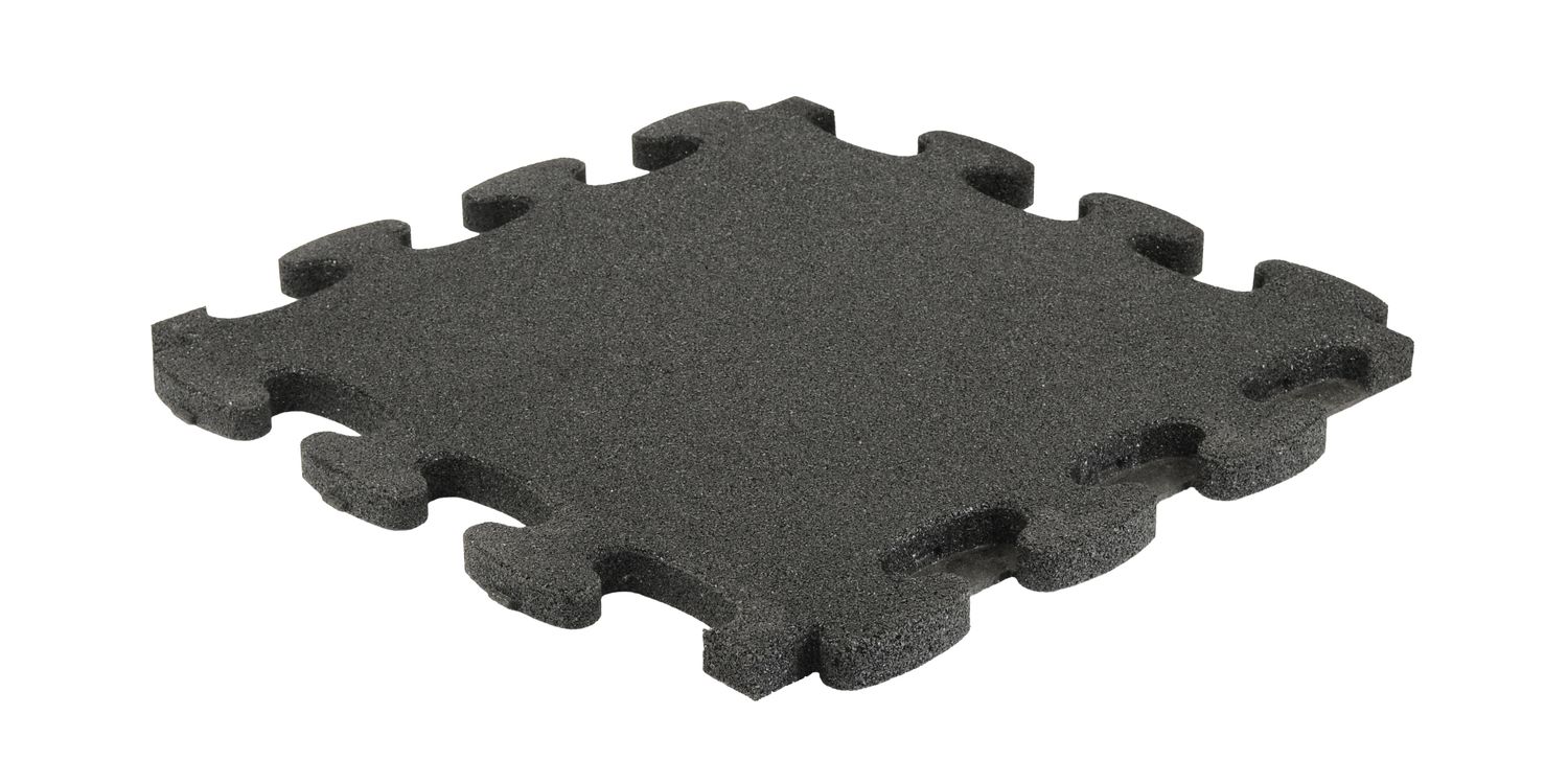 Bodenbelag "Puzzle 3-D" (Fliese 55 x 55 cm ) stark dämpfend , für Freihantel-/Trainingsbereich