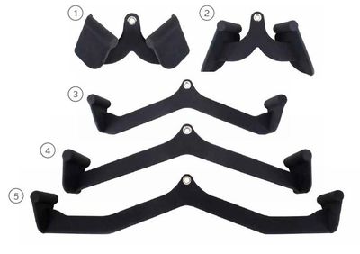 Power-Grip-Set ( 5 Griffe) mit rutschfestem Überzug schweißresistent