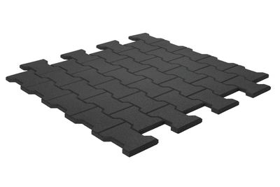 Bodenbelag "Fitnessboden X" (Fliese 110 x 100 cm) stark dämpfend , für Freihantel-/Trainingsbereich