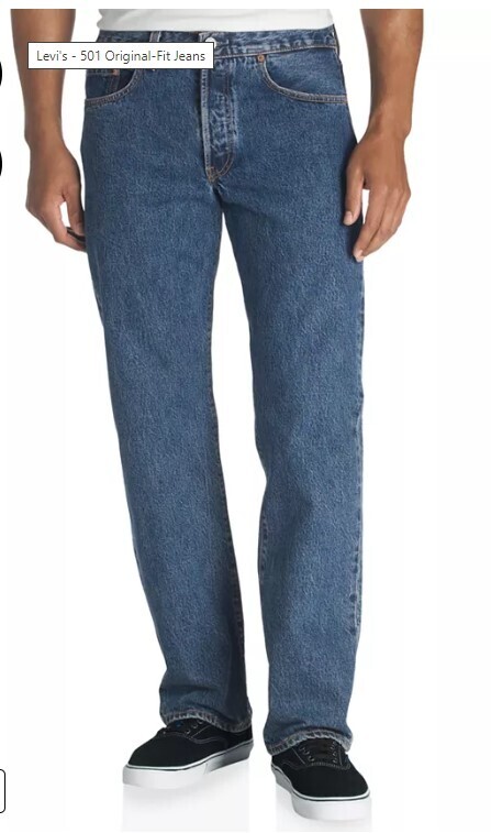 Levis 501-1212 Original Fit Prewashed - Stonewash Blue