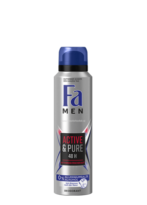 Fa Men's Active & Pure Deodorant Spray 5.1 oz (150ml)