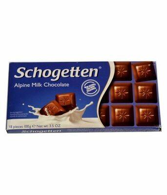 Schogetten Alpine Milk Chocolate (Alpenvollmilch) 3.5 oz (100g)