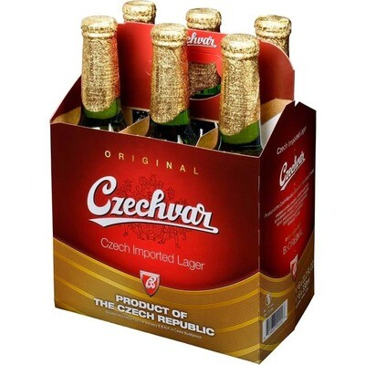 Czechvar Classic Pilsner 6-pack 11.2 oz (330ml)