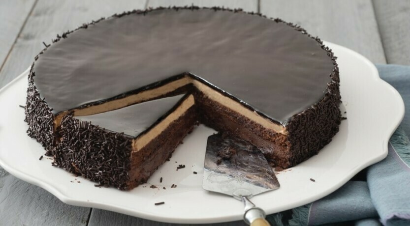 Italian Chocolate Temptation Cake Slice