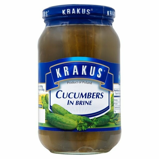 Krakus Cucumbers in Brine 30 oz (887g)