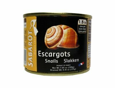 Sabarot Escargot Extra Large Helix (1.5 dozen) 7 oz (200g)