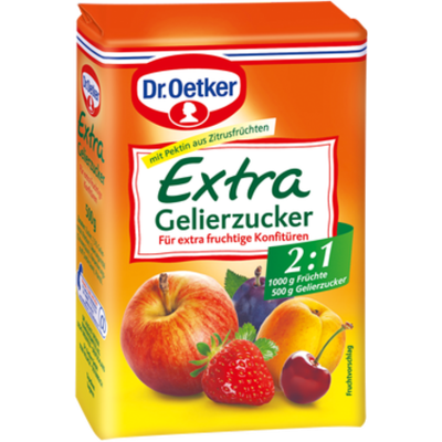 Dr. Oetker Extra Gelling Sugar 2 in 1 (Extra Gelierzucker) 17.6 oz (500g)