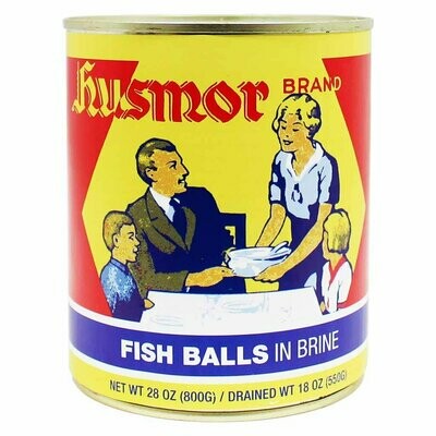 Husmor Fish Balls in Brine (Fiskeboller) 28 oz (800g)