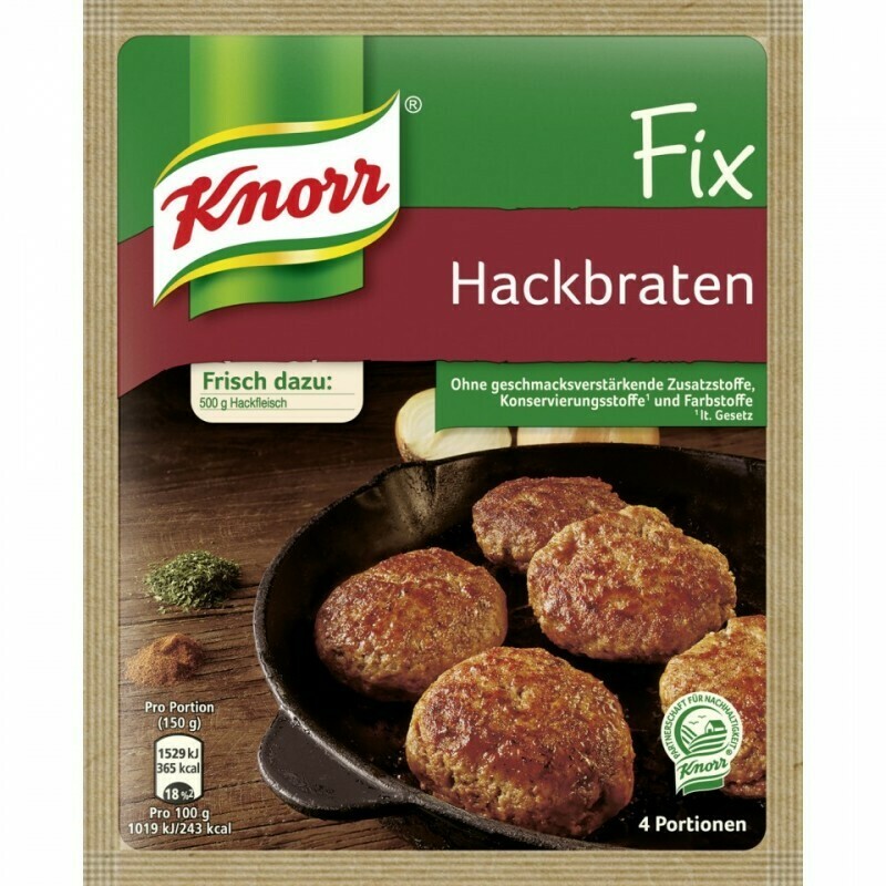 Knorr Fix Hamburger (Hackbraten) Mix 3.5 oz (100g)