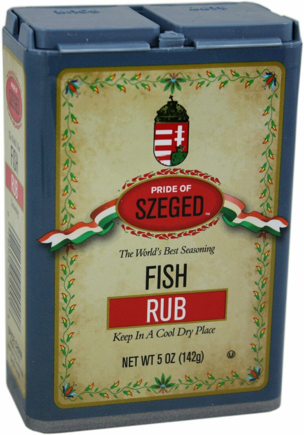 Pride of Szeged Fish Rub Seasoning 5 oz (142g)