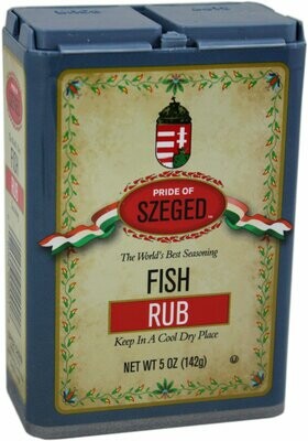 Pride of Szeged Fish Rub Seasoning 5 oz (142g)