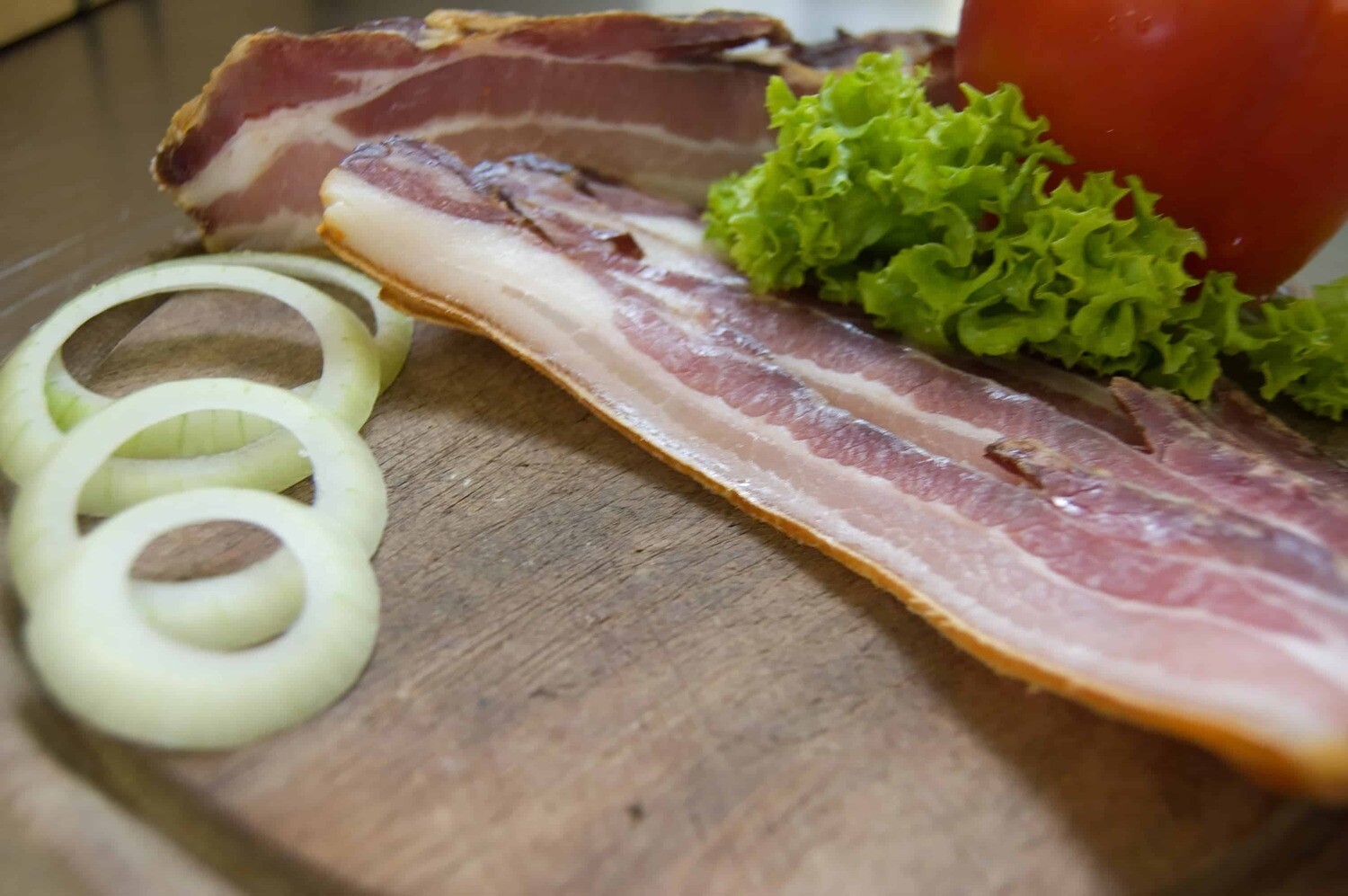German Double-Smoked Speck Bacon Chunk (approx. 1 lb)