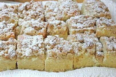 German Crumb Cake Slice