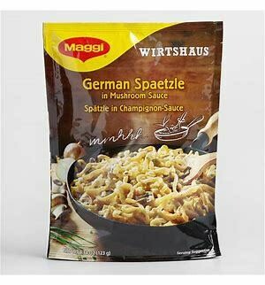 Maggi German Spaetzle (Spätzle) in Mushroom Sauce 4.34 oz (123g)