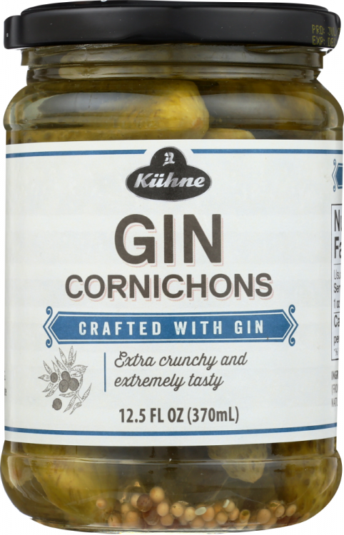 Kühne Gin Cornichons Jar 12.5 oz (370ml)