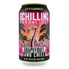 Schilling Grapefruit Hard Cider 16 oz (473ml) can