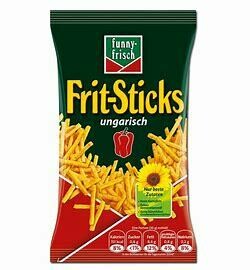 Funny Frisch Hungarian Potato Sticks (Frit-Sticks Ungarisch) 3.5 oz (100g)