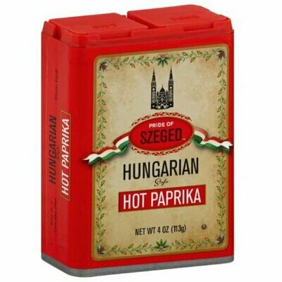 Pride of Szeged Hungarian Hot Paprika 4 oz (113g)