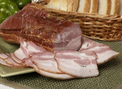 Hungarian Smoked Rib Bellies Bone-in Bacon