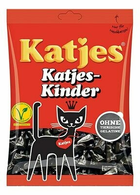 Katjes Kinder Licorice Cat-shaped Drops Licorice Pieces 7 oz (200g)