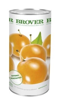 Brover Mirabelle Plums in Light Syrup 57 oz (1.6kg)