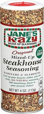 Jane's Krazy Mixed-Up Steakhouse Seasoning 4 oz (113g)