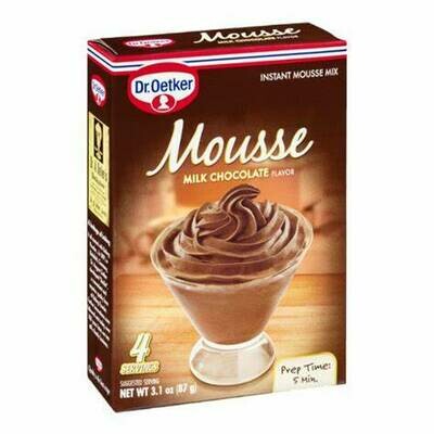Dr. Oetker Mousse Milk Chocolate 4 servings 3.1 oz (89g)