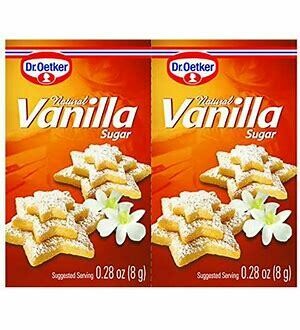 Dr. Oetker Natural Vanilla Sugar 2-pack  0.6 oz (16g)