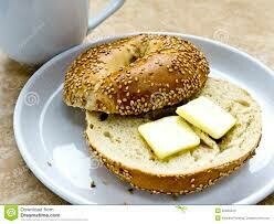 New York Bagel with Butter
