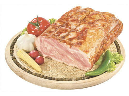 Christmas Polish Smoked Pressed Bacon (Boczek Prasowany) Chunk (1 lb) - ORDER & PRE-PAY (recommended for shipping customers)