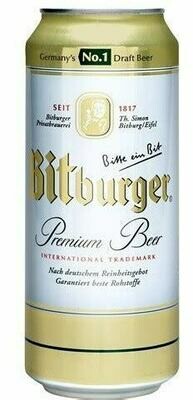 Bitburger Premium Pilsner Cans 4-pack 16.9 oz (500ml)