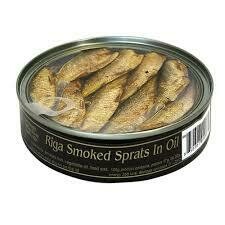 Riga Smoked Sprats in Oil Tin 8.5 oz (240g)
