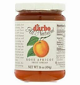 Darbo (D'arbo) Rose Apricot Preserves 16 oz (454g)