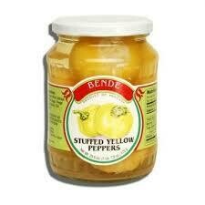 Bende Stuffed Yellow Peppers Jar 23.5 oz (670g)