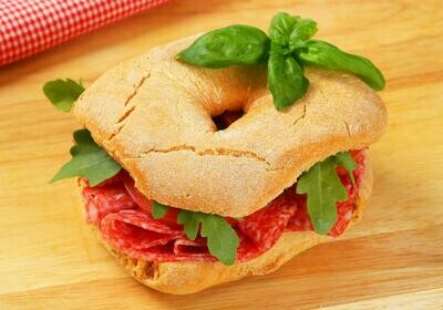 Gourmet Taste of Salami Sandwich