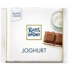 Ritter Sport Milk Chocolate with Yogurt (Yoghurt) 3.5 oz (100g)
