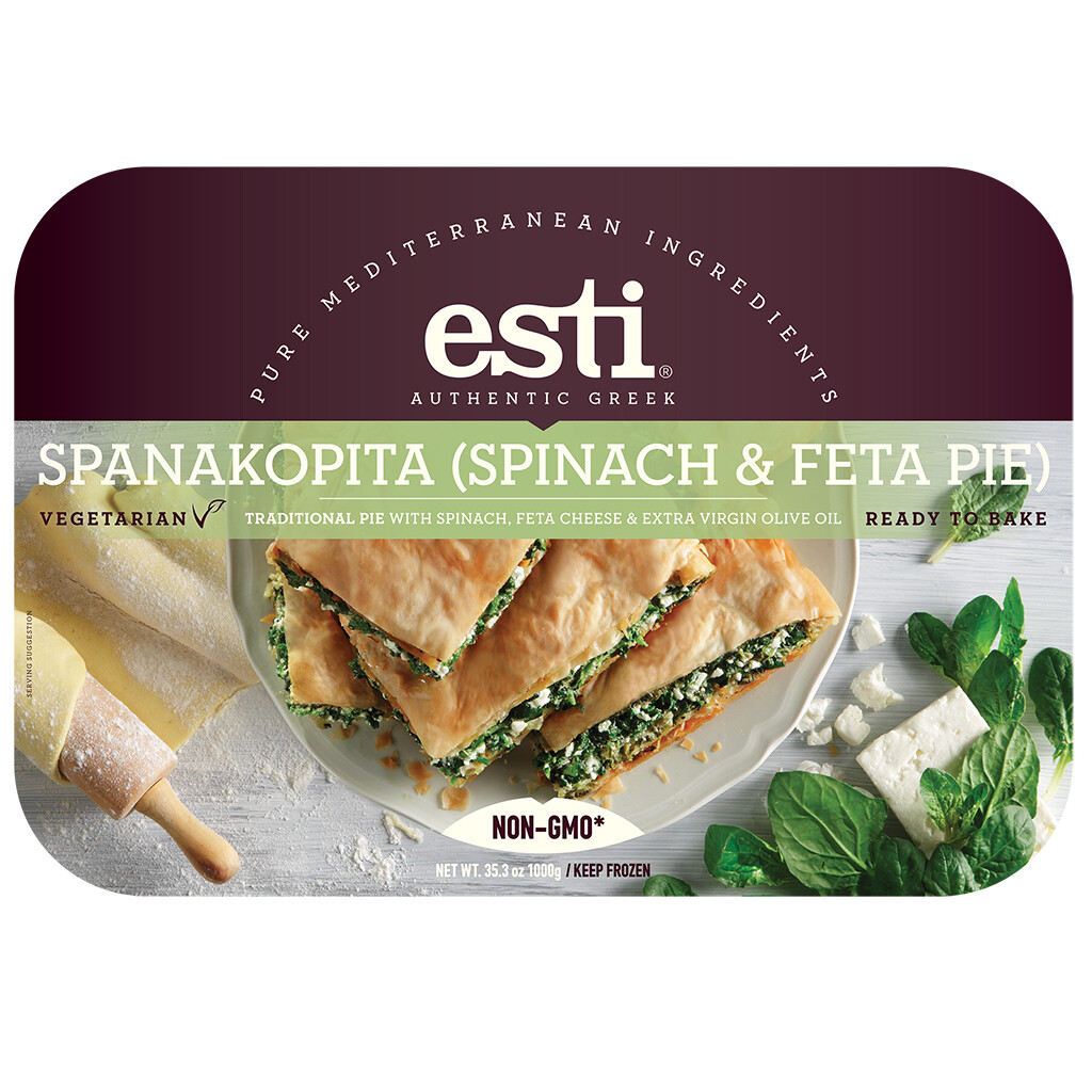 Esti Greek Spanakopita (Spinach & Feta Pie) 35.3 oz (1kg)