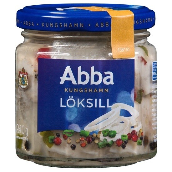 Abba Herring Marinated with Onion (Löksill) 8.5 oz (240g)