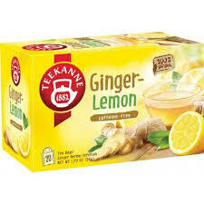 Teekanne Ginger Lemon Box of 20 Tea Bags 1.1 oz (30g)