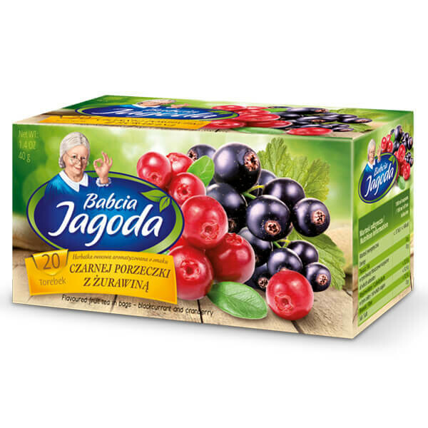 Babcia Jagoda Black Currant with Cranberry (Herbatka Czarna Porzeczka-Zurawina) 1.4 oz (40g)