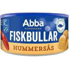Abba Fish Balls in Creamy Lobster Sauce (Fiskbullar Hummersas) 13.2 oz (374g)
