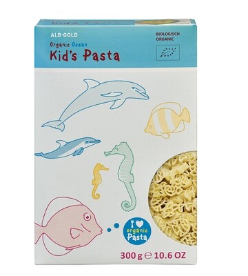 Alb-Gold Organic Kid's Pasta Ocean Animal Shapes 10.6 oz (300g)