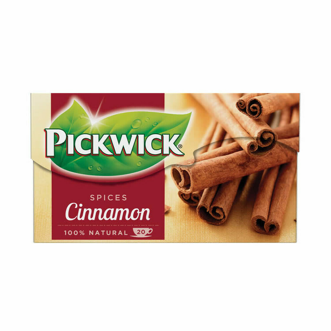 Pickwick Cinnamon Box of 20 Tea Bags 1.1 oz (30g)
