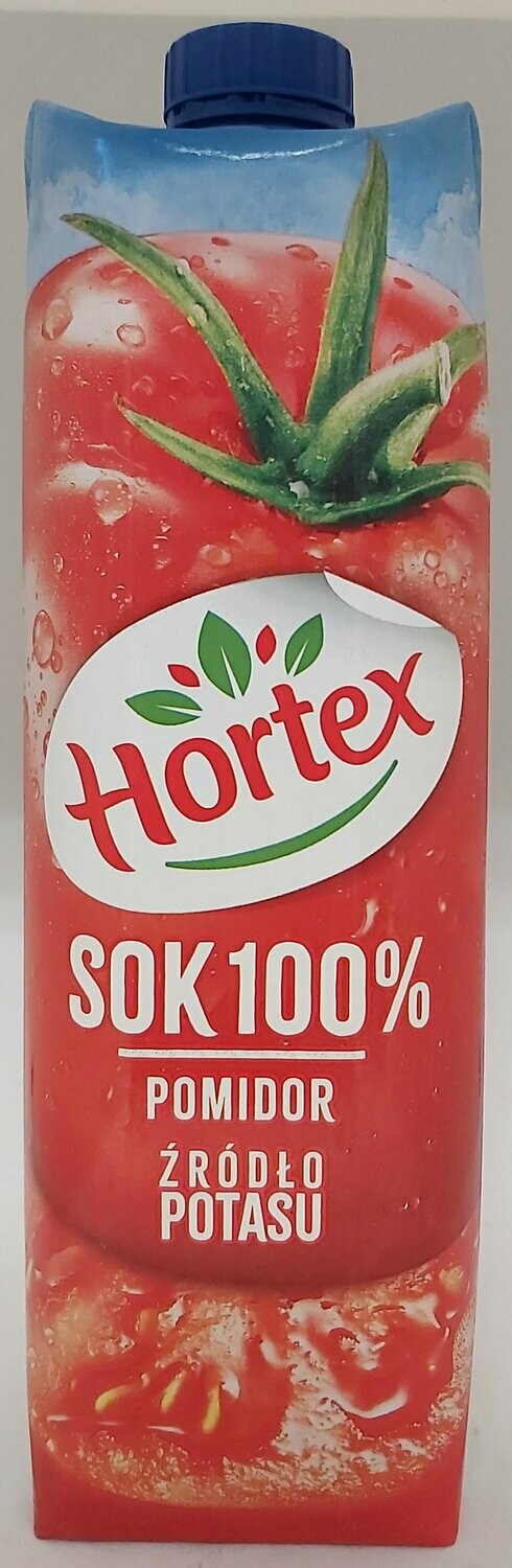 Hortex Tomato Juice (Sok 100% Pomidor) 33.8 oz (1L)