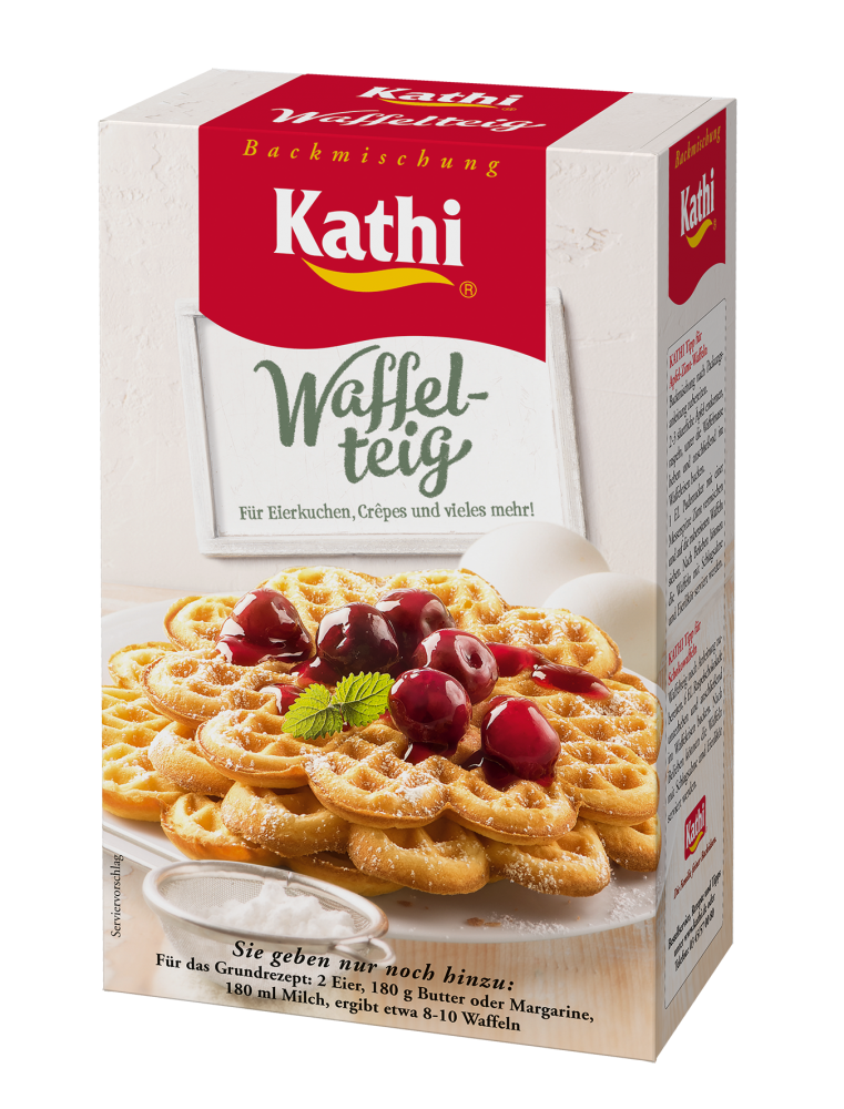 Kathi Base Baking Mix for German Waffles (Waffleteig) 11.6 oz (330g)