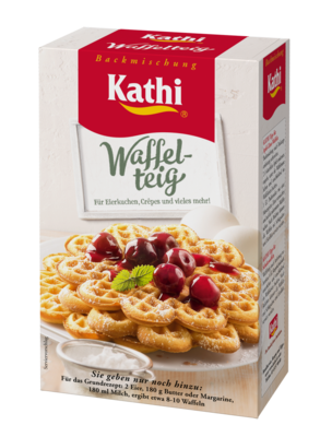Kathi Base Baking Mix for German Waffles (Waffleteig) 11.6 oz (330g)