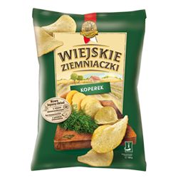 Lorenz Dill Potato Chips (Chipsy Wiejskie Ziemniaczki Koperek) 4.6 oz (130g)