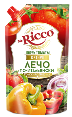 Mr. Ricco Ketchup "Italian Lecho" 12.3 oz (350g)