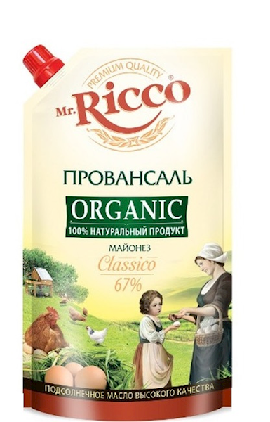Mr. Ricco Provansal Organic Mayonnaise 14.1 oz (400g)